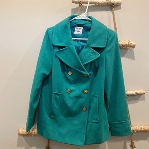 Old Navy Green/Teal Pea coat